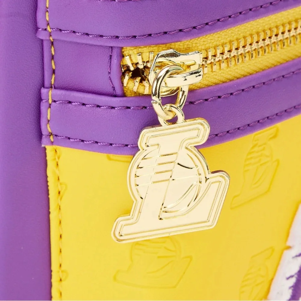 Loungefly Los Angeles Lakers patches mini backpack